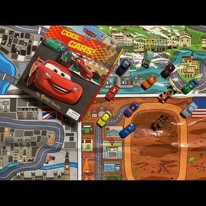 Cool Cars Busy Book Board with figurines